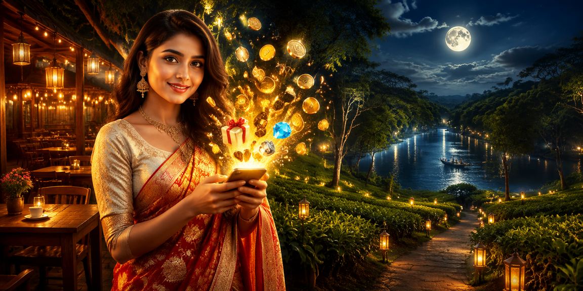 সিলেটে মোবাইলে bdkk app ক্যাসিনো গেমস উপভোগ করছেন একজন ব্যবহারকারী